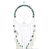Tree Of Life Dream Catcher With Green Beads, Hand Crafted