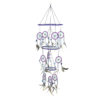 Purple Dream Catcher With Mosaic Glass, Triple Hoop